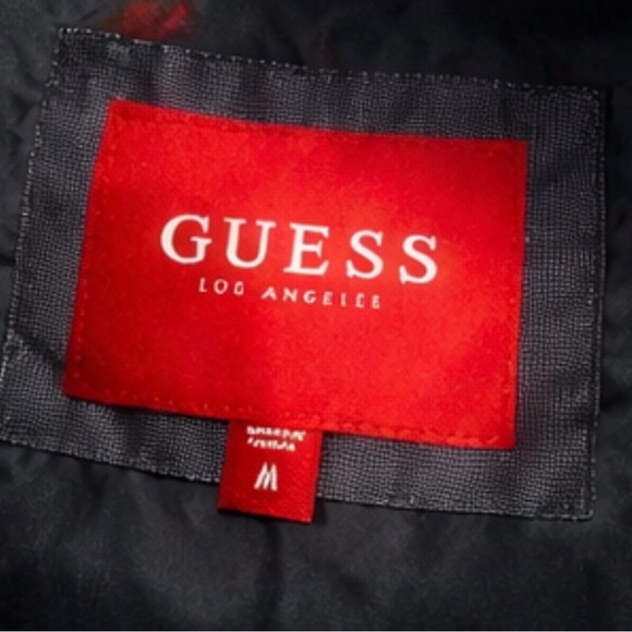GUESS Men's Black Quilted Jacket - Picture 5 of 7